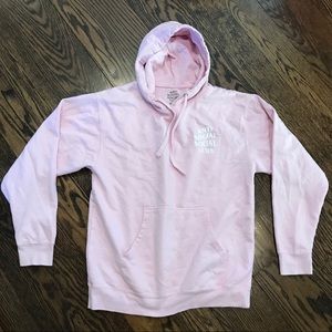 Anti Social Social club light pink hoodie Medium